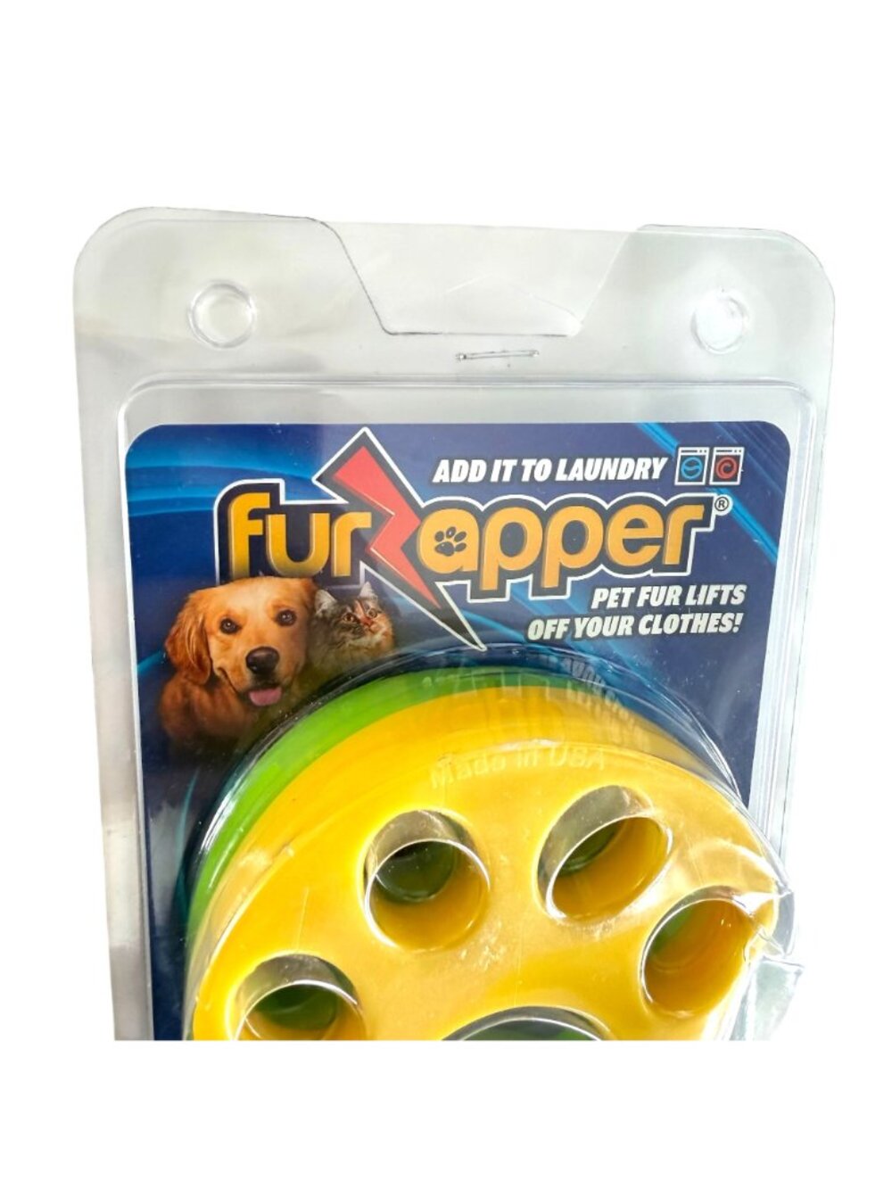 FurZapper Laundry Pet Hair Remover 2 Pack New Self-Cleaning Reusable USA - Picture 3 of 4